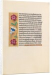 Hours of Queen Isabella the Catholic, Queen of Spain: Fol. 231v, c. 1500 by Master of the First Prayerbook of Maximillian