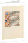 Hours of Queen Isabella the Catholic, Queen of Spain: Fol. 236v, c. 1500 by Master of the First Prayerbook of Maximillian