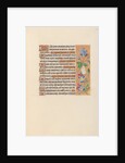 Hours of Queen Isabella the Catholic, Queen of Spain: Fol. 251r, c. 1500 by Master of the First Prayerbook of Maximillian