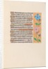 Hours of Queen Isabella the Catholic, Queen of Spain: Fol. 255r, c. 1500 by Master of the First Prayerbook of Maximillian