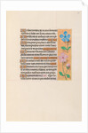 Hours of Queen Isabella the Catholic, Queen of Spain: Fol. 255r, c. 1500 by Master of the First Prayerbook of Maximillian
