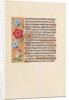 Hours of Queen Isabella the Catholic, Queen of Spain: Fol. 255v, c. 1500 by Master of the First Prayerbook of Maximillian