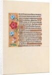 Hours of Queen Isabella the Catholic, Queen of Spain: Fol. 255v, c. 1500 by Master of the First Prayerbook of Maximillian