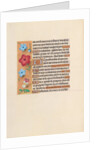 Hours of Queen Isabella the Catholic, Queen of Spain: Fol. 255v, c. 1500 by Master of the First Prayerbook of Maximillian