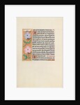 Hours of Queen Isabella the Catholic, Queen of Spain: Fol. 27v, c. 1500 by Master of the First Prayerbook of Maximillian