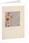 Hours of Queen Isabella the Catholic, Queen of Spain: Fol. 29v, c. 1500 by Master of the First Prayerbook of Maximillian