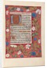 Hours of Queen Isabella the Catholic, Queen of Spain: Fol. 32r, c. 1500 by Master of the First Prayerbook of Maximillian