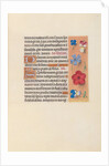 Hours of Queen Isabella the Catholic, Queen of Spain: Fol. 34r, c. 1500 by Master of the First Prayerbook of Maximillian