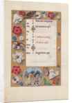 Hours of Queen Isabella the Catholic, Queen of Spain: Fol. 3v, February, c. 1500 by Master of the First Prayerbook of Maximillian