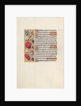 Hours of Queen Isabella the Catholic, Queen of Spain: Fol. 51v, c. 1500 by Master of the First Prayerbook of Maximillian