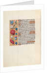 Hours of Queen Isabella the Catholic, Queen of Spain: Fol. 51v, c. 1500 by Master of the First Prayerbook of Maximillian