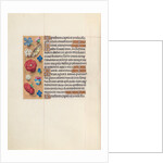 Hours of Queen Isabella the Catholic, Queen of Spain: Fol. 51v, c. 1500 by Master of the First Prayerbook of Maximillian