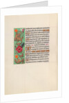 Hours of Queen Isabella the Catholic, Queen of Spain: Fol. 52v, c. 1500 by Master of the First Prayerbook of Maximillian