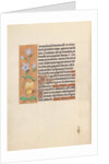 Hours of Queen Isabella the Catholic, Queen of Spain: Fol. 55v, c. 1500 by Master of the First Prayerbook of Maximillian