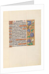 Hours of Queen Isabella the Catholic, Queen of Spain: Fol. 59r, c. 1500 by Master of the First Prayerbook of Maximillian