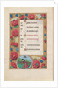 Hours of Queen Isabella the Catholic, Queen of Spain: Fol. 5v, April, c. 1500 by Master of the First Prayerbook of Maximillian