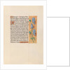 Hours of Queen Isabella the Catholic, Queen of Spain: Fol. 60r, c. 1500 by Master of the First Prayerbook of Maximillian