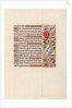 Hours of Queen Isabella the Catholic, Queen of Spain: Fol. 64r, c. 1500 by Master of the First Prayerbook of Maximillian