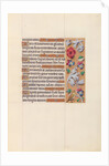 Hours of Queen Isabella the Catholic, Queen of Spain: Fol. 64r, c. 1500 by Master of the First Prayerbook of Maximillian