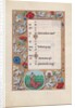 Hours of Queen Isabella the Catholic, Queen of Spain: Fol. 6v, May, c. 1500 by Master of the First Prayerbook of Maximillian