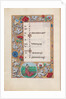 Hours of Queen Isabella the Catholic, Queen of Spain: Fol. 6v, May, c. 1500 by Master of the First Prayerbook of Maximillian