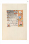 Hours of Queen Isabella the Catholic, Queen of Spain: Fol. 75r, c. 1500 by Master of the First Prayerbook of Maximillian