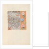 Hours of Queen Isabella the Catholic, Queen of Spain: Fol. 75r, c. 1500 by Master of the First Prayerbook of Maximillian