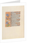 Hours of Queen Isabella the Catholic, Queen of Spain: Fol. 75v, c. 1500 by Master of the First Prayerbook of Maximillian
