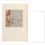 Hours of Queen Isabella the Catholic, Queen of Spain: Fol. 84v, c. 1500 by Master of the First Prayerbook of Maximillian