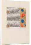 Hours of Queen Isabella the Catholic, Queen of Spain: Fol. 85r, c. 1500 by Master of the First Prayerbook of Maximillian