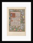 Hours of Queen Isabella the Catholic, Queen of Spain: Fol. 88r, c. 1500 by Master of the First Prayerbook of Maximillian
