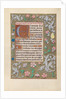 Hours of Queen Isabella the Catholic, Queen of Spain: Fol. 88r, c. 1500 by Master of the First Prayerbook of Maximillian