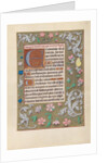 Hours of Queen Isabella the Catholic, Queen of Spain: Fol. 88r, c. 1500 by Master of the First Prayerbook of Maximillian