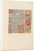 Hours of Queen Isabella the Catholic, Queen of Spain: Fol. 89r, c. 1500 by Master of the First Prayerbook of Maximillian