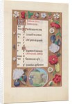 Hours of Queen Isabella the Catholic, Queen of Spain: Fol. 8r, July - Harvesting Wheat, c. 1500 by Master of the First Prayerbook of Maximillian