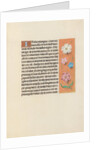 Hours of Queen Isabella the Catholic, Queen of Spain: Fol. 95r, c. 1500 by Master of the First Prayerbook of Maximillian