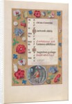 Hours of Queen Isabella the Catholic, Queen of Spain: Fol. 9v, August, c. 1500 by Master of the First Prayerbook of Maximillian