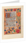 Hours of Queen Isabella the Catholic, Queen of Spain: Fol.44r, c. 1500 by Master of the First Prayerbook of Maximillian