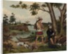 Hunter and Indian Guide, 1869 by C. L. Woodhouse