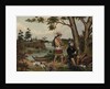 Hunter and Indian Guide, 1869 by C. L. Woodhouse