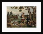 Hunter and Indian Guide, 1869 by C. L. Woodhouse