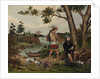 Hunter and Indian Guide, 1869 by C. L. Woodhouse