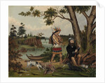 Hunter and Indian Guide, 1869 by C. L. Woodhouse