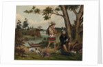 Hunter and Indian Guide, 1869 by C. L. Woodhouse