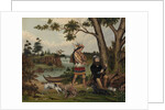 Hunter and Indian Guide, 1869 by C. L. Woodhouse
