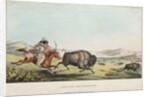 Hunting the Buffalo, 1837 by E. C. Biddle; John T. Bowen; E.C. Biddle