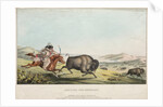 Hunting the Buffalo, 1837 by E. C. Biddle; John T. Bowen; E.C. Biddle