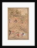 Hunting with Falcons in a Landscape, c. 1558-1560; borders added probably 1700s by Abd al-Samad (attributed to)