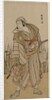 Ichikawa Danjuro V as a Traveller Beside a Clump of Iris, c. 1780 by Katsukawa Shunsho