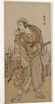 Ichikawa Danjuro V as a Traveller Beside a Clump of Iris, c. 1780 by Katsukawa Shunsho